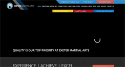 Desktop Screenshot of exetermartialarts.co.uk